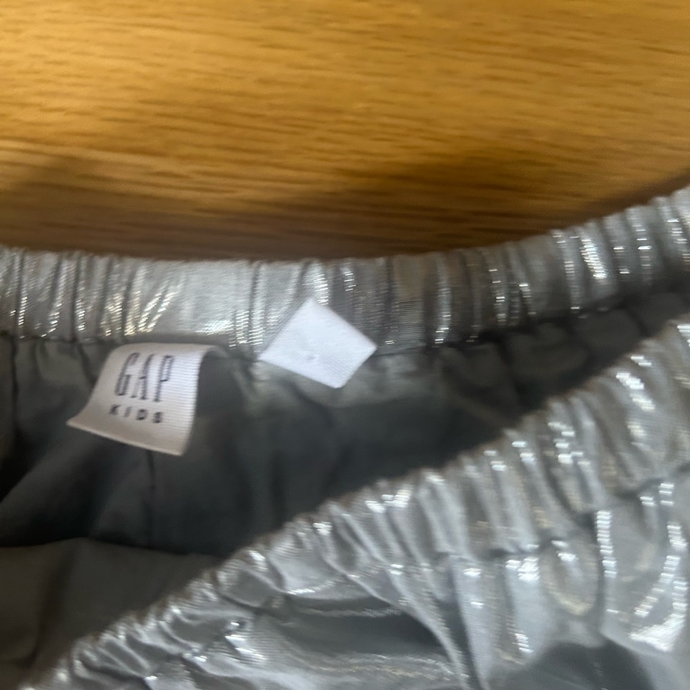 Gap kids metallic cotton skater skirt size girls S 6/7